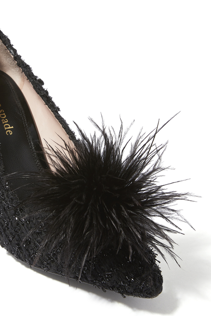 Marabou 75 Pointed Toe Pumps